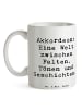 Mr. & Mrs. Panda Tasse mit Spruch Spruch Akkordeon Vielfalt mit ... in Weiß