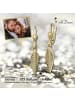 GoldDream Echtgold, 333er Gelbgold Damen Ohrhänger Feder Ohrring ca. 31mm