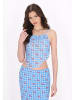 myMo Top in blue multicolor