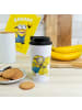Geda Labels Coffee to go Becher Minions Super Kitsch Banana  in Gelb - 400 ml