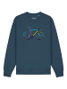 wat? Apparel Sweatshirt Fahrrad by night in Petrol