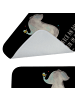 Mr. & Mrs. Panda Badevorleger Elefant Biene mit Spruch in Schwarz