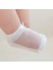 MUNADUNA 3er-Set Baby Sommersocken mit Bündchen in Weiß