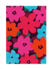 Arte Espina Wohnzimmer Teppich – Kurzflorteppich Sam 4135 140 x 200 cm in multi - pink - rechteckig