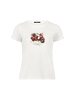 Zero  Shirt mit Glitzersteinchen in Patch CreamRed