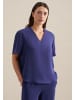 Seidensticker Shirtbluse Regular in Mittelblau