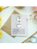 Mr. & Mrs. Panda Klappkarte Pinguin Konfirmation Hemd mit Spruch in Grau Pastell