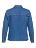 ONLY Carmakoma Jeanshemd in Medium Blue Denim
