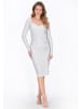 faina Women Dress in silver