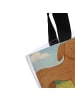 Mr. & Mrs. Panda Strandtasche Hund Dogge Design mit Spruch in Weiß