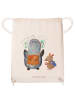 Mr. & Mrs. Panda Sportbeutel Pinguin & Maus Wanderer ohne Spruch in Creme