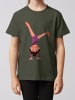 wat? Apparel T-Shirt Turnen in Khaki