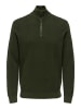 ONLY & SONS Strickpullover in Olive Night