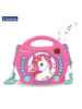 Lexibook Einhorn Tragbarer CD-Player mit 2 Mikrofonen