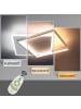 ZMH Deckenleuchte LED Dimmbar in Weiß eckig 44W Modern mit Fernbedienung L 44 CM