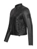 Rock Creek Lederjacke in Schwarz