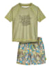 Playshoes UV-Schutz Bade-Set Wave Shorts in oliv
