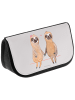 Mr. & Mrs. Panda Waschtasche Faultier Pärchen ohne Spruch in Grau Pastell
