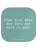 Mr. & Mrs. Panda Untersetzer für Gläser Spruch Sekretärin Beste ... in Meeresbrise