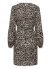 Kaffe Kleid KAmarana A-shape in Chalk/Oak/Black Animal