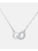 Diamant L'éternel Halskette aus 375 Weißgold mit Diamant Infinity-Design