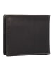 Esquire Dallas Geldbörse Leder 10 cm in schwarz