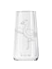Mr. & Mrs. Panda Champagnerglas Flamingo Yoga ohne Spruch in Transparent