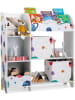COSTWAY Spielzeug-Organizer 93x30x102cm in Weiß