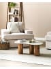 Beliani 2er-Set Sessel ALLA in Beige