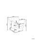 Beliani Sessel DRAMMEN in Grau/Braun - (W) 71 x (H) 84 x (L) 54 cm
