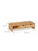 relaxdays Monitorständer in Natur - (B)54 x (H)13 x (T)23 cm