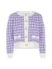 faina Women Cardigan in Wollweiss Flieder