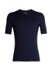 icebreaker T-shirt 200 Oasis SS Crewe in Dunkelblau