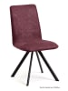 58 aufm Kessel ESSZIMMERSTUHL drehbar (8er-Set) Denny 47x92x60 Schwarz/Marsala