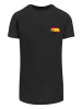 F4NT4STIC Long Cut T-Shirt Spain Spanien Flagge in schwarz