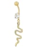 Adeliás Damen Piercing aus Edelstahl in gold