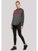 F4NT4STIC Oversized Hoodie Retro Gaming MicroProse in charcoal