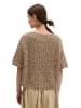Marc O'Polo Kurzarm-Strickpullover boxy in Sandpaper