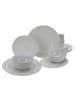 CreaTable CreaTable Antique offwhite Teller Set 12 teilig in Sand in Sand
