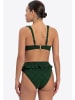 Beachlife Bikini-top Green Embroidery in green