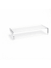 relaxdays Monitorständer in Transparent - (B)50 x (H)10 x (T)20 cm