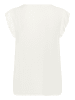 Kaffe Kurzarm-Bluse KAciara Regular fit in Chalk