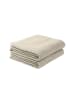 Schiesser Frottier-2er-Set: Duschtücher Turin in Helltaupe