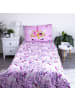 COFI 1453 Baumwoll-Bettwäsche 140x200 cm Deckenbezug + 70x90 cm Kissenbezug in Pink