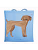 Mr. & Mrs. Panda Tote Bag Hund Dogge ohne Spruch in Sky Blue