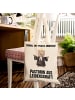 Mr. & Mrs. Panda Shopper Pastorin Leidenschaft mit Spruch in Creme