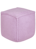 Beliani Pouf ALIPUR in Violett - (W) 40 x (H) 40 x (L) 40 cm