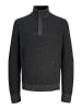JACK & JONES PLUS Strickpullover in Black