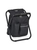 relaxdays Campinghocker in Schwarz - (B)35 x (H)42 x (T)29 cm