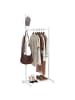 HOMCOM Garderobenständer-68L x 43B x 171H cm-Weiß